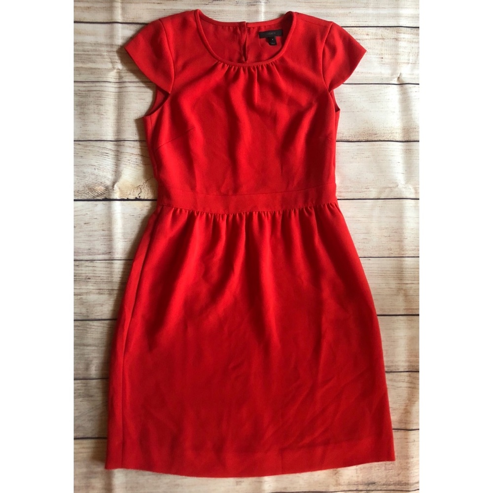 J Crew Red Dress